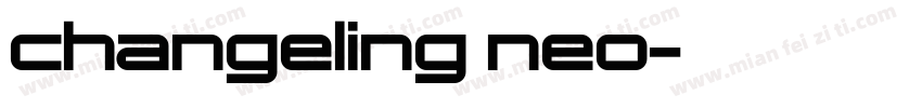 changeling neo字体转换